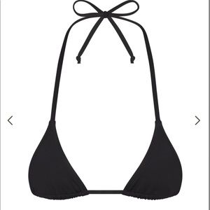 NWT Skims SWIM MICRO TRIANGLE TOP in Onyx